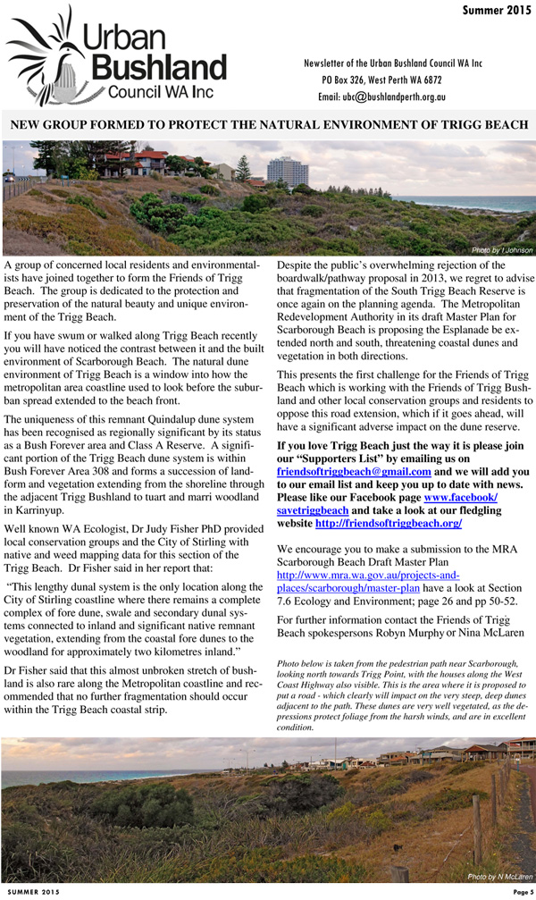 Friends of Trigg Beach